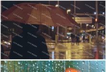 400款城市都市下雨雨夜孤独伤感情感视频素材