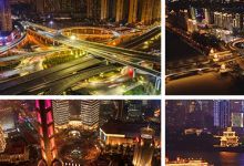 265款城市夜景街景建筑航拍夜晚人流车街头人物街拍伤感情感视频素材