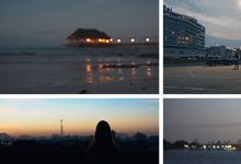 50款夜景街头城市街道人物行走路背影伤感情感视频素材